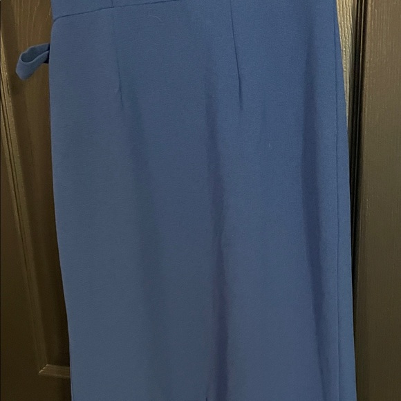 Bobeau Royal Blue Midi Wrap Dress - Picture 5 of 6